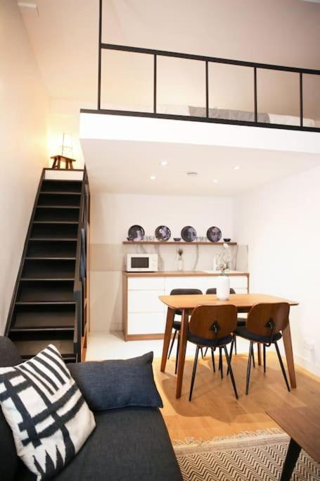 Bel Appartement Studio Moderne Mezzanine - 4P Paris Exterior photo