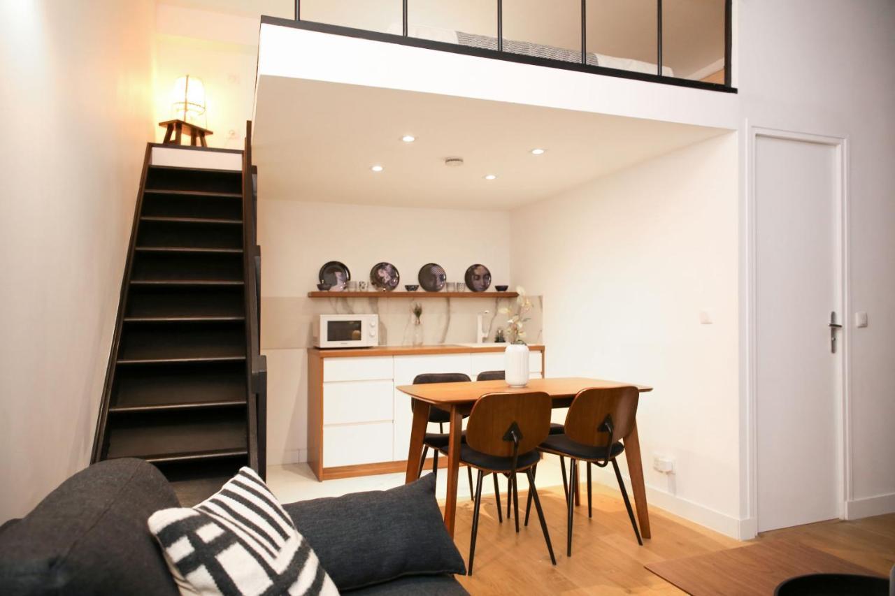 Bel Appartement Studio Moderne Mezzanine - 4P Paris Exterior photo